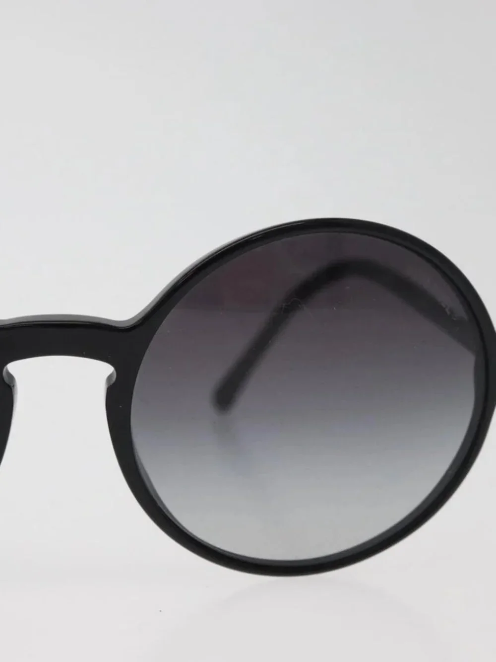 CHANEL Sunglasses plastic Black 5279-A CC Auth BA12282